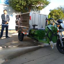 驚喜！湖北程力600L電動三輪高壓清洗車，物業管理的得力助手，價格優惠不容錯過！